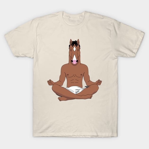 Bojack Meditation T-Shirt by earbito